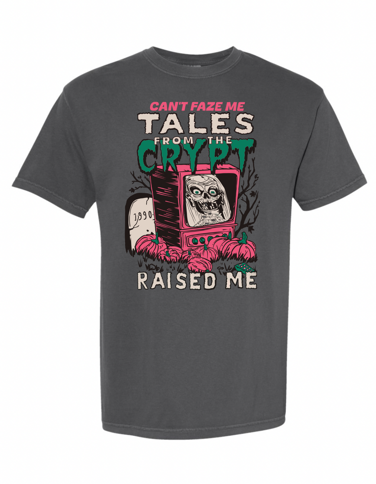 Can't Faze Me - Limited Edition Halloween Tee -Pink - GLOW IN THE DARK