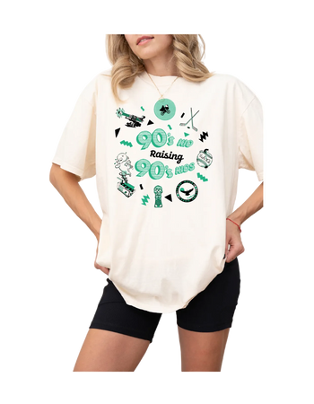 90's Kid Halloween Tee - Ivory