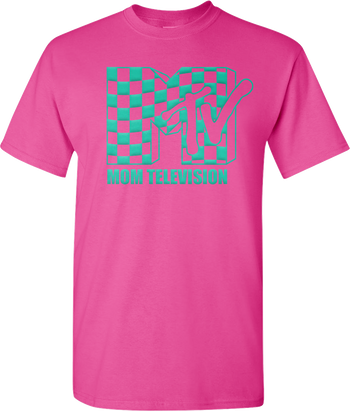 Mom TV Puff Tee