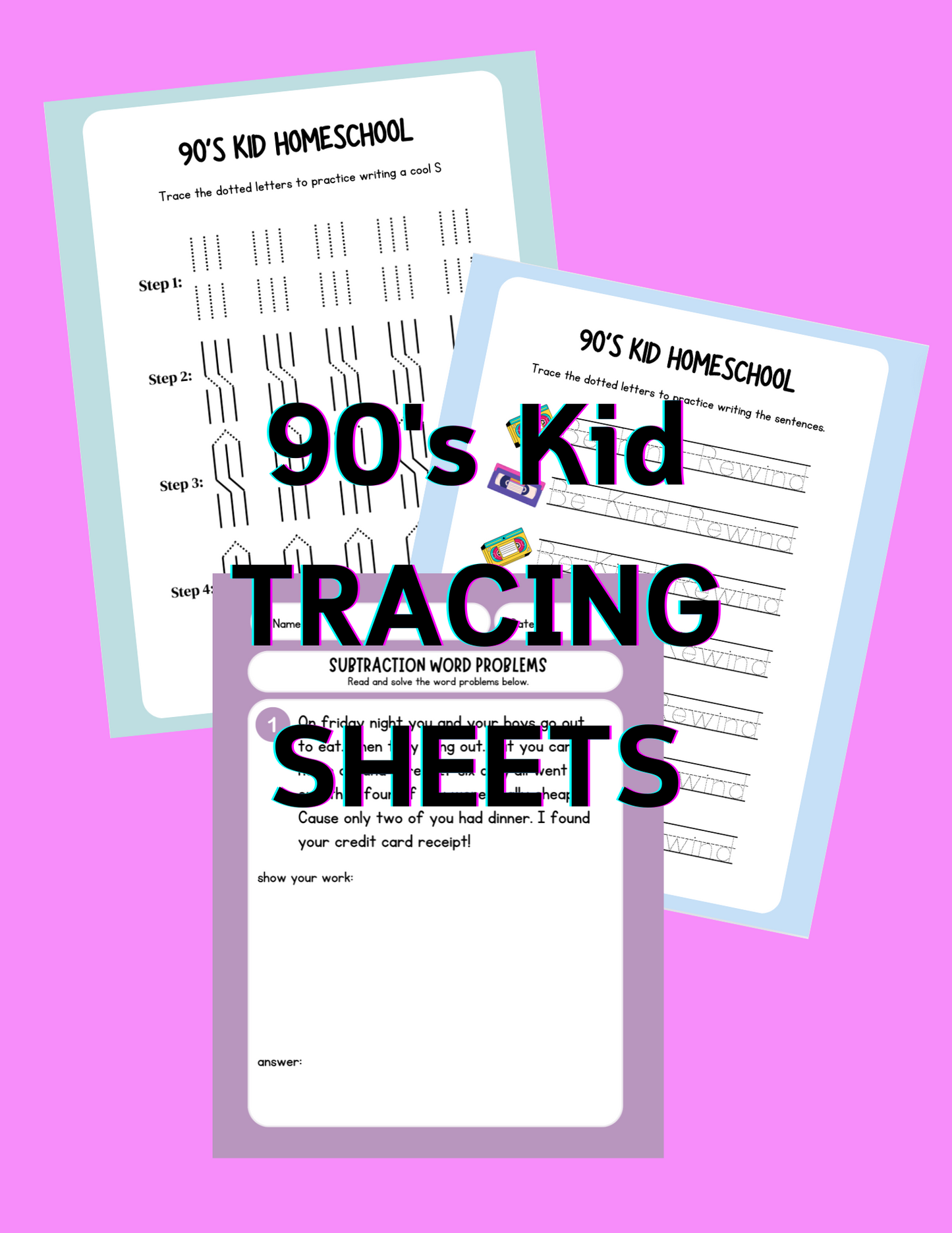 90's Kid Tracing PDF