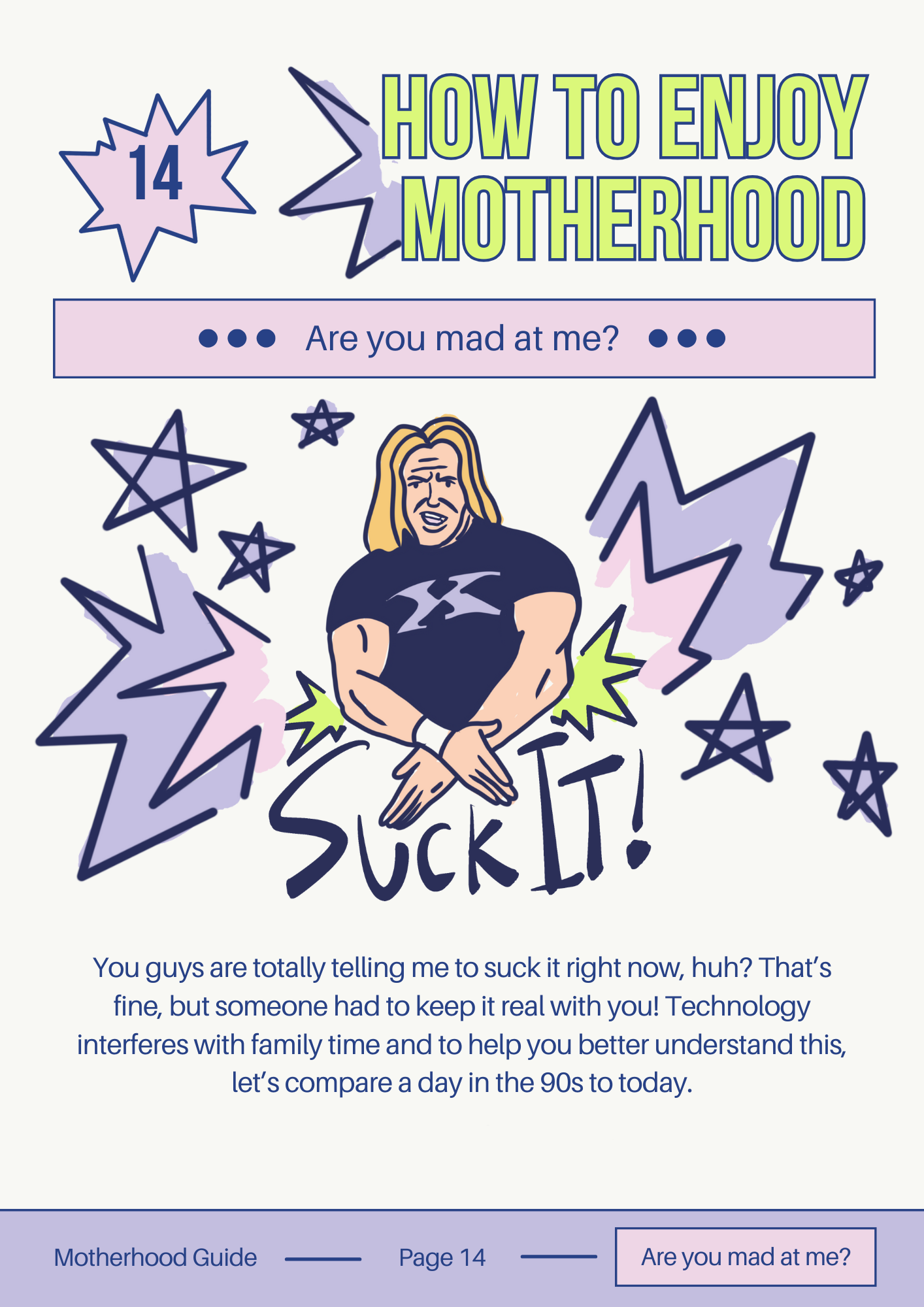 How to enjoy motherhood more - The 90s mom method - Digital Guide