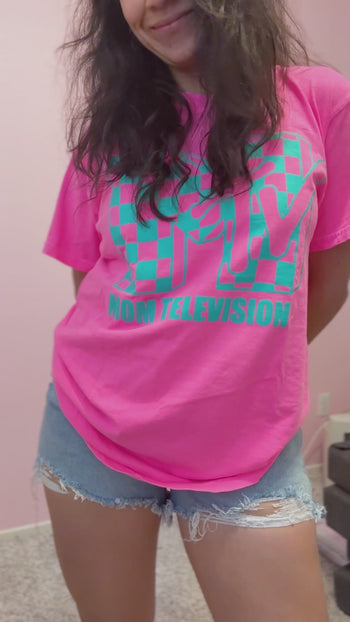 Mom TV Puff Tee
