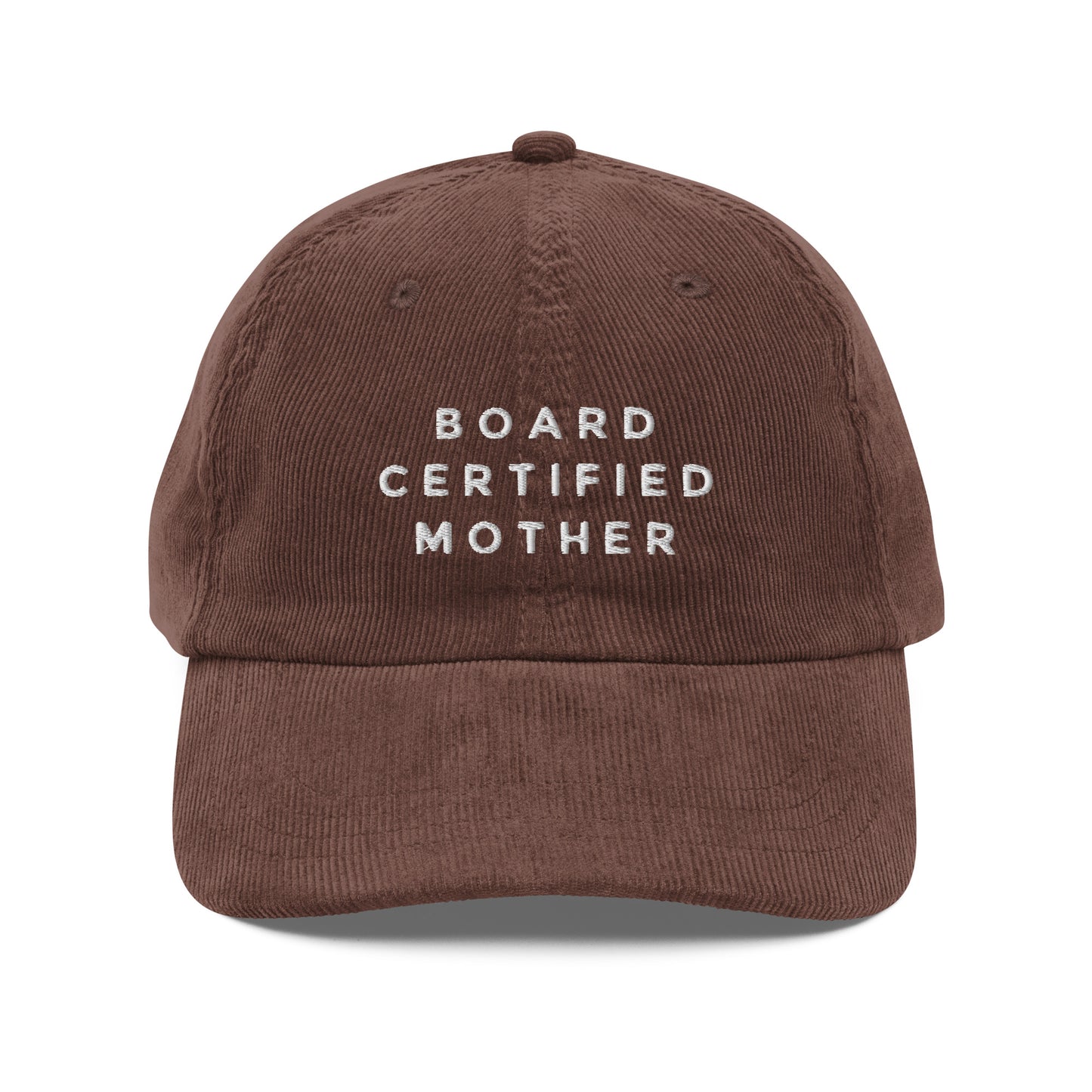 Board Certified Mother - Vintage corduroy cap
