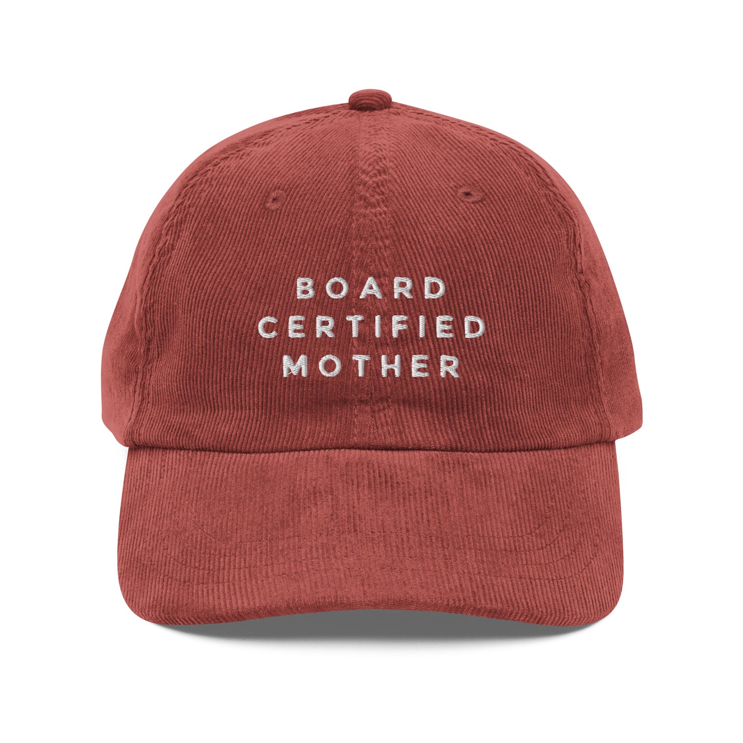 Board Certified Mother - Vintage corduroy cap