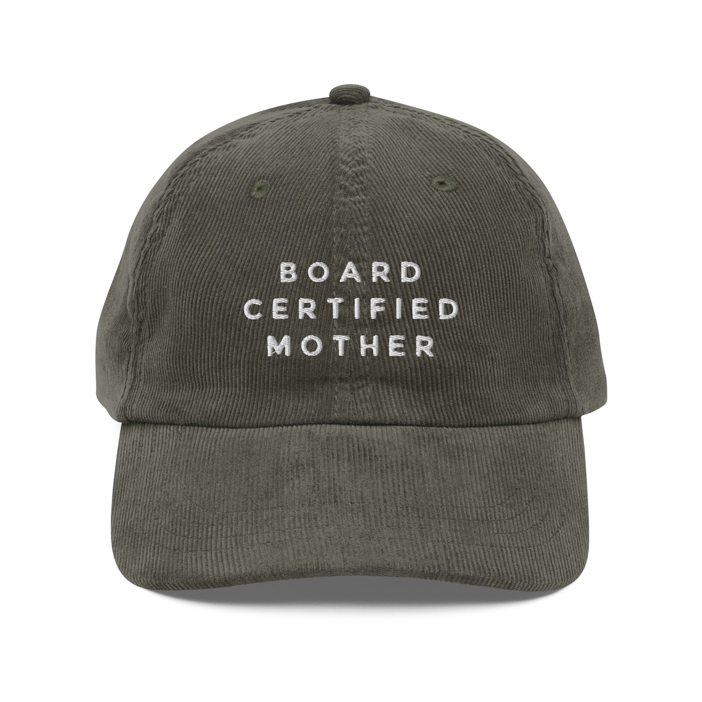 Board Certified Mother - Vintage corduroy cap